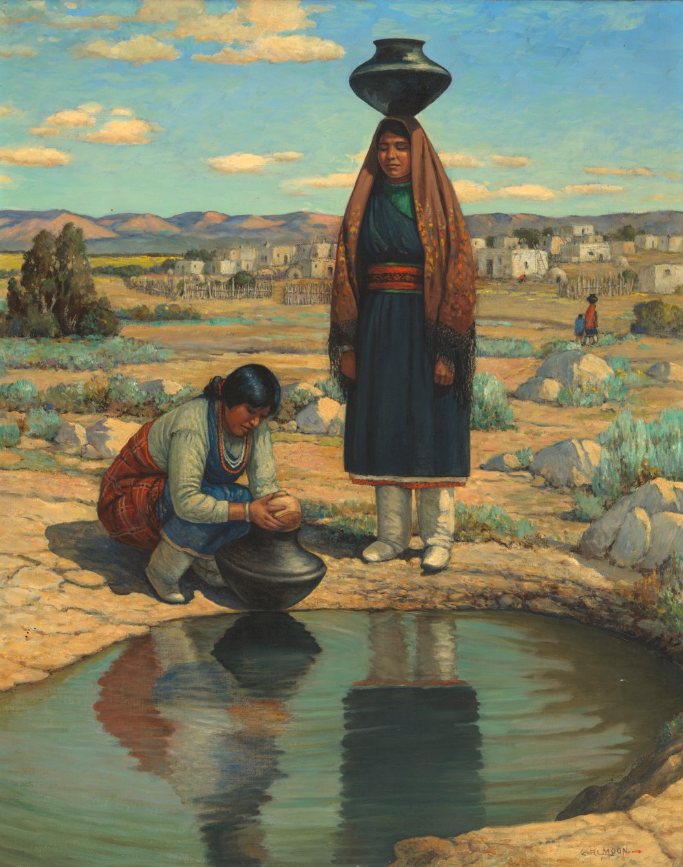 Femmes de Santa Clara - Carl Moon