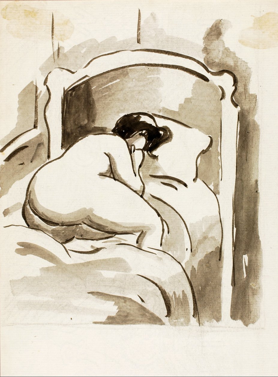 Nu féminin couché - Carl Newman