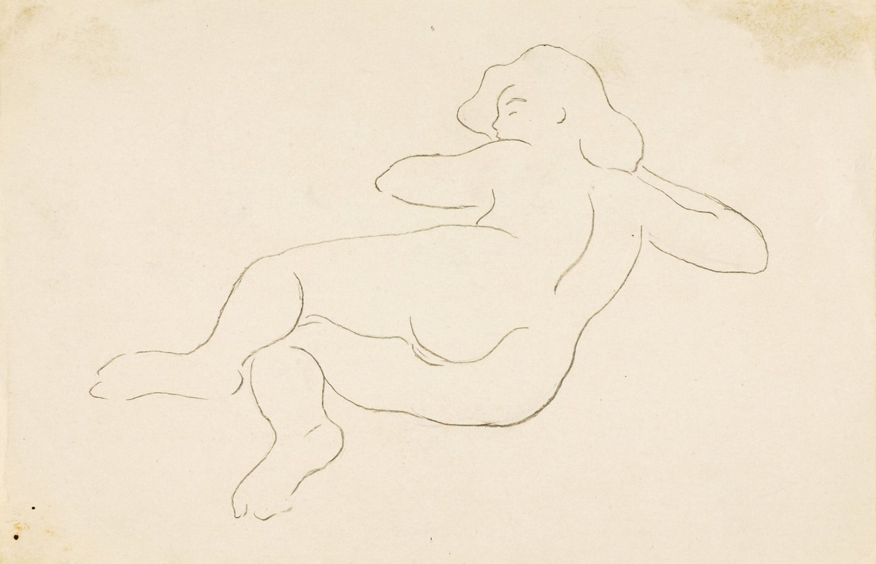 Nu féminin couché - Carl Newman