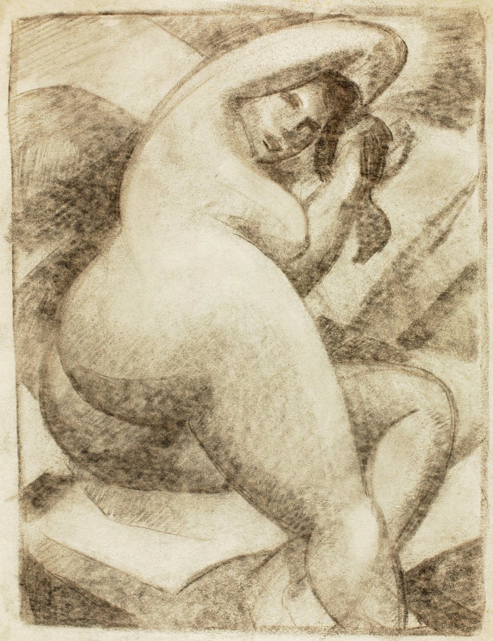 Nu féminin couché - Carl Newman