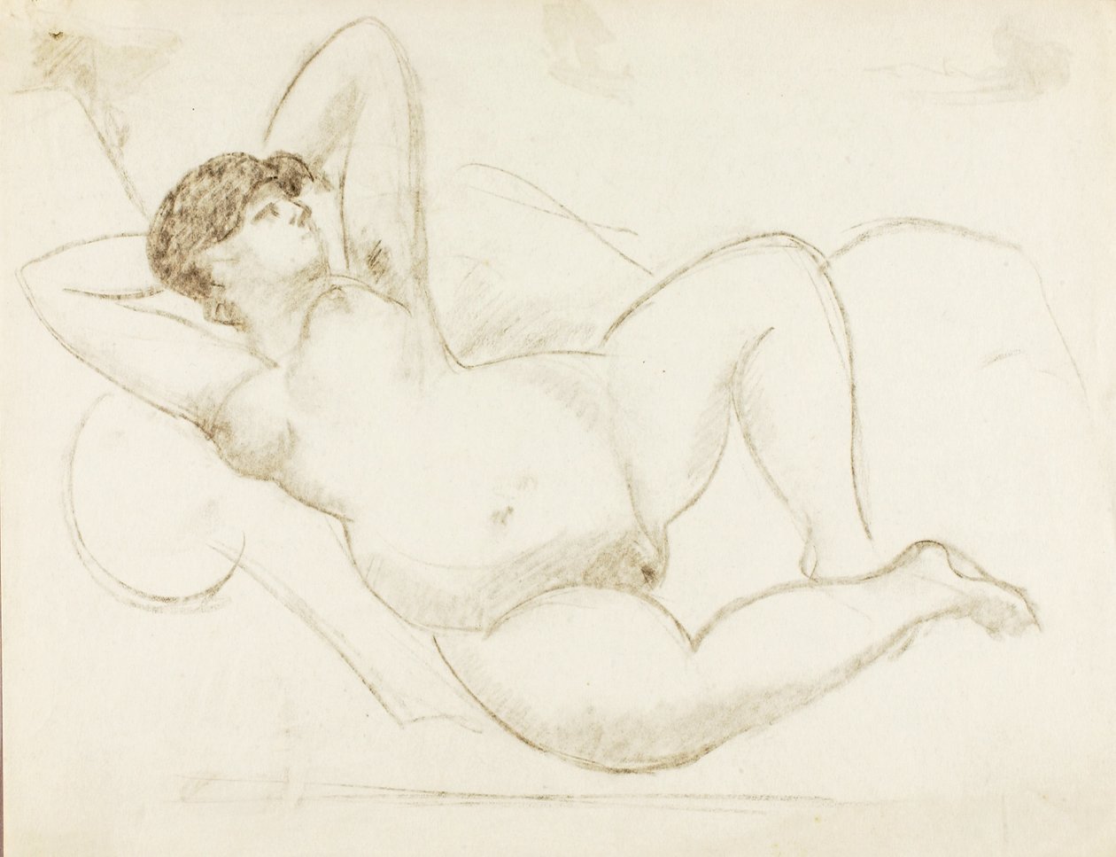 Nu féminin couché - Carl Newman