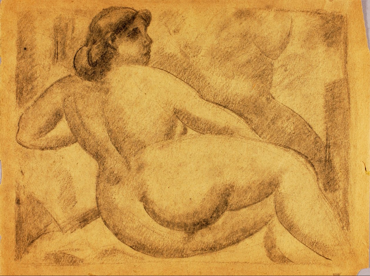 Nu féminin couché - Carl Newman