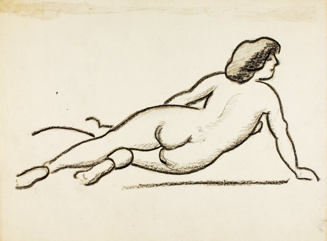 Nu féminin couché - Carl Newman