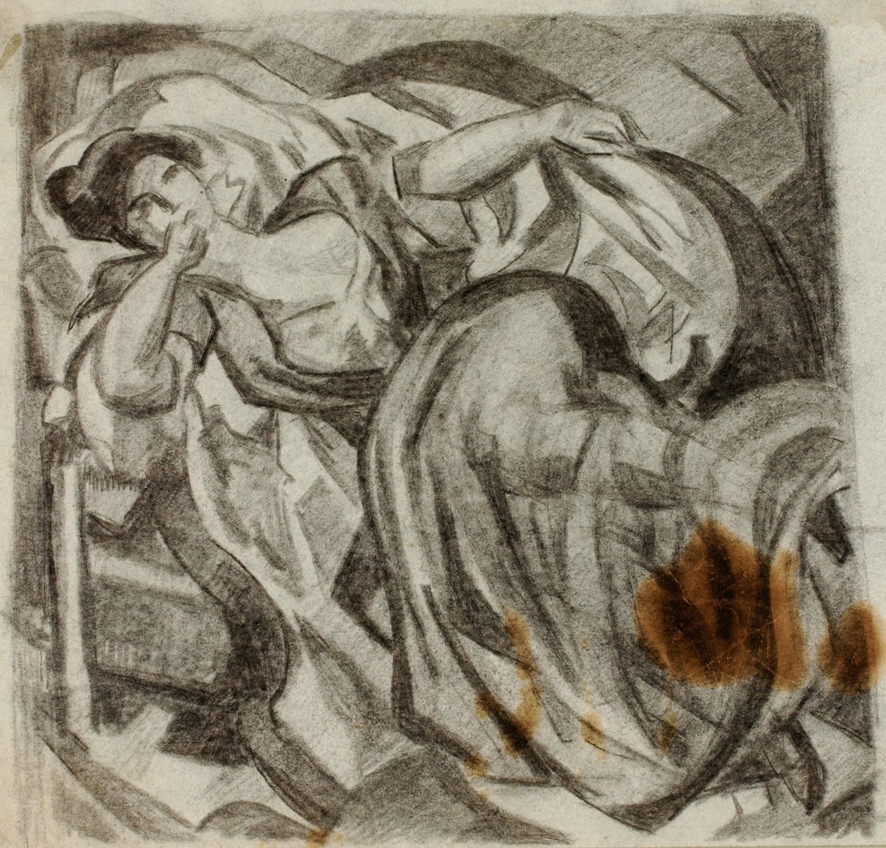 Femme couchée - Carl Newman