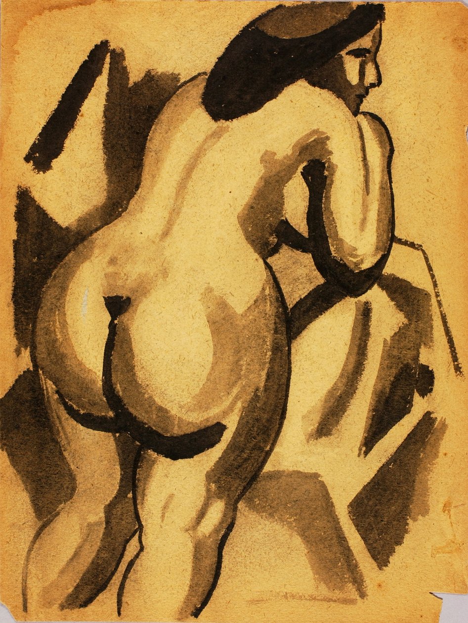 Nu féminin debout - Carl Newman