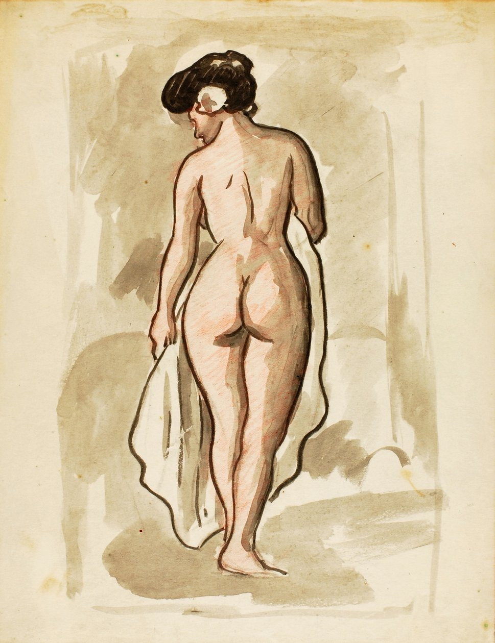Nu féminin debout - Carl Newman