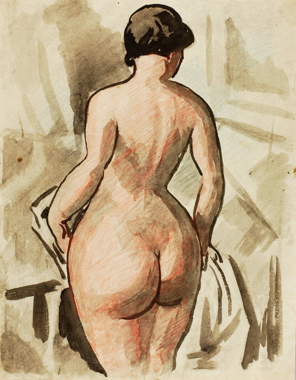 Nu féminin debout - Carl Newman