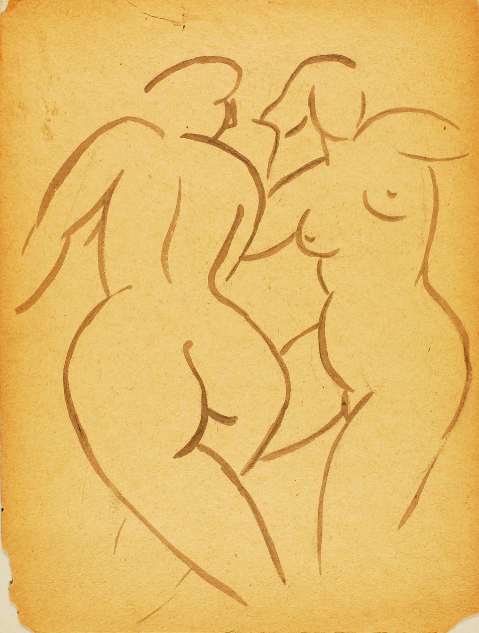 Deux nus féminins - Carl Newman