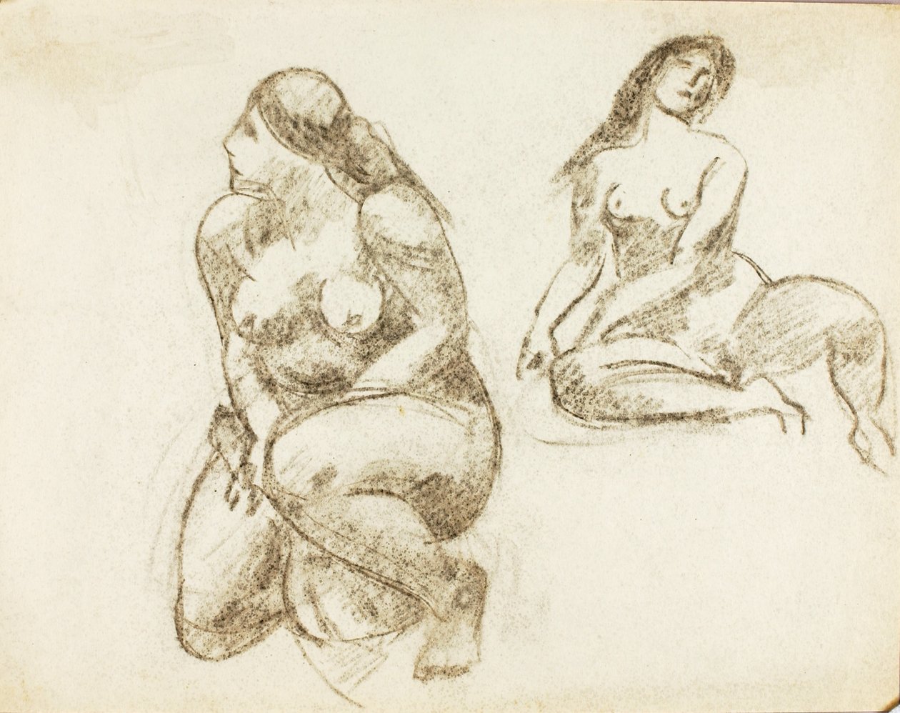 Deux nus féminins - Carl Newman