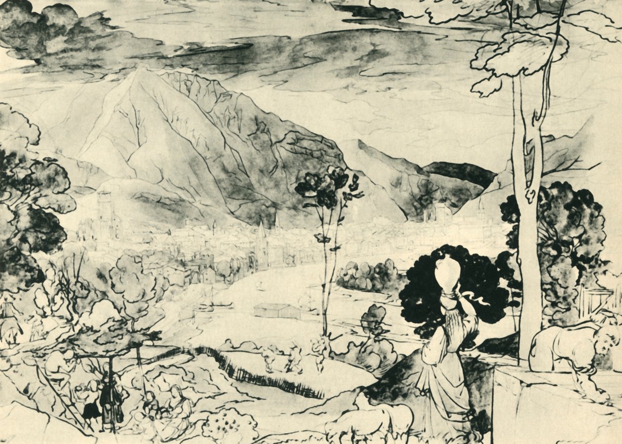Vue de Trente, 1815, 1943 - Carl Philipp Fohr
