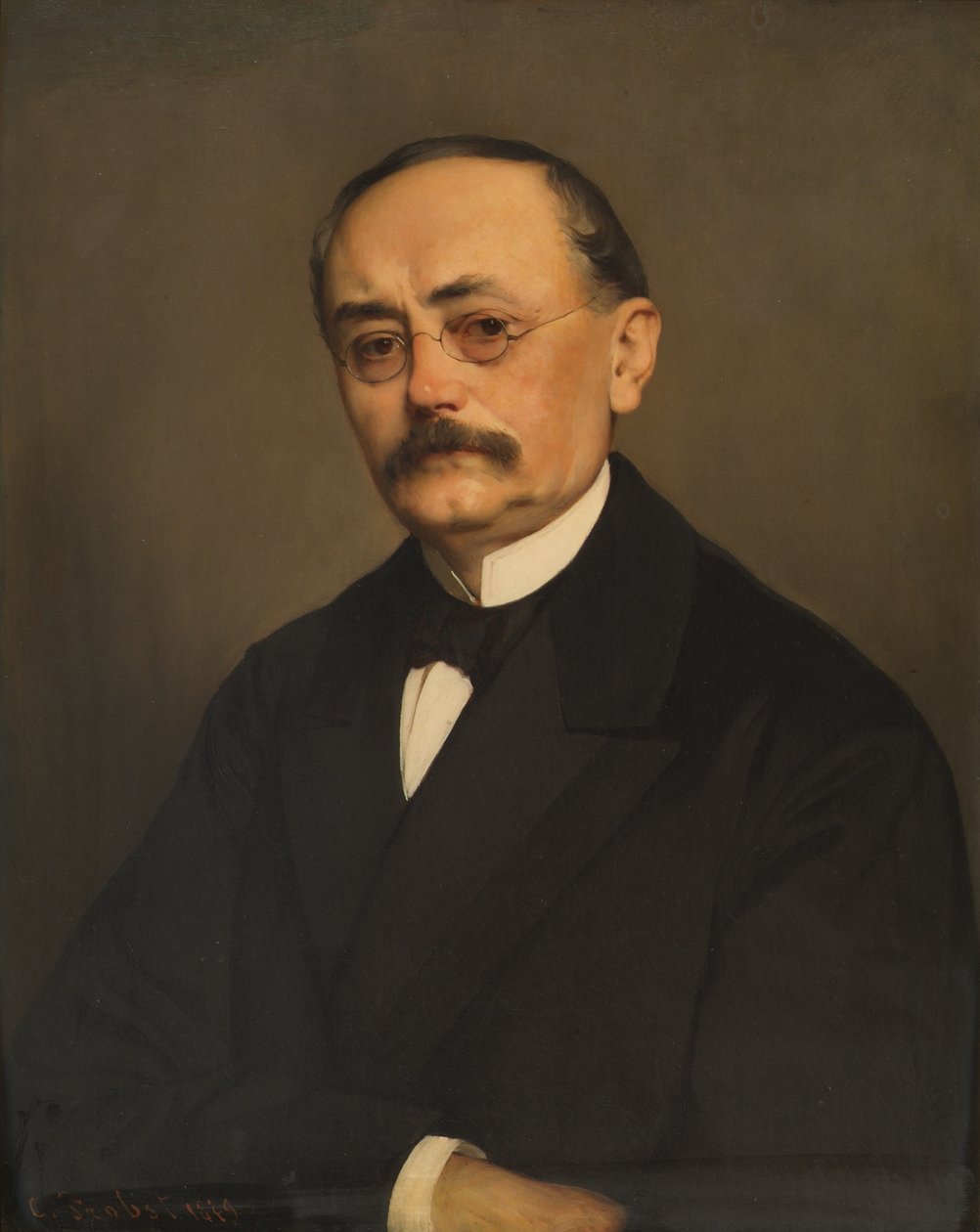 Le ministre Leopold Ritter Hasner von Artha - Carl Probst