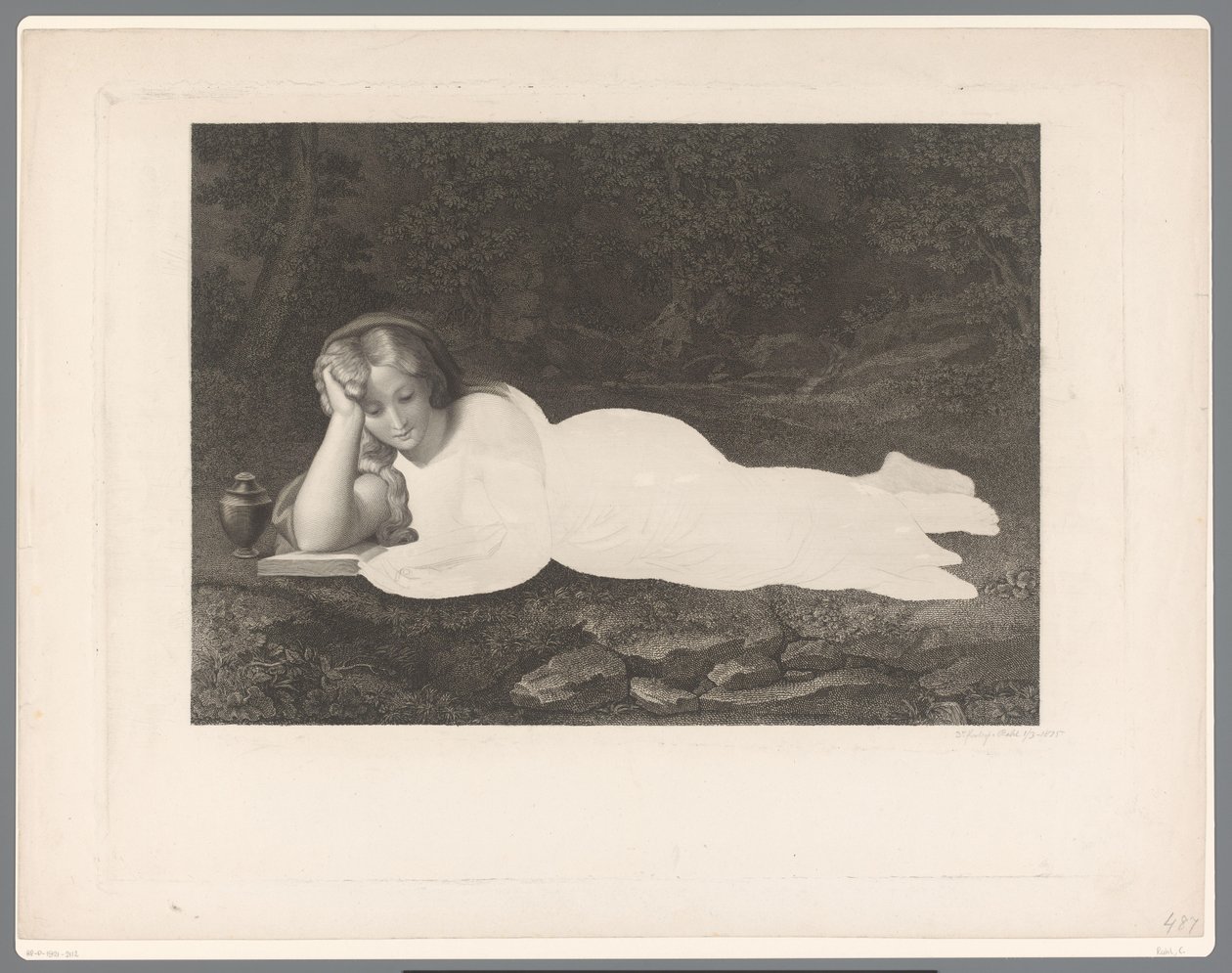 Marie Madeleine lisant - Carl Rahl