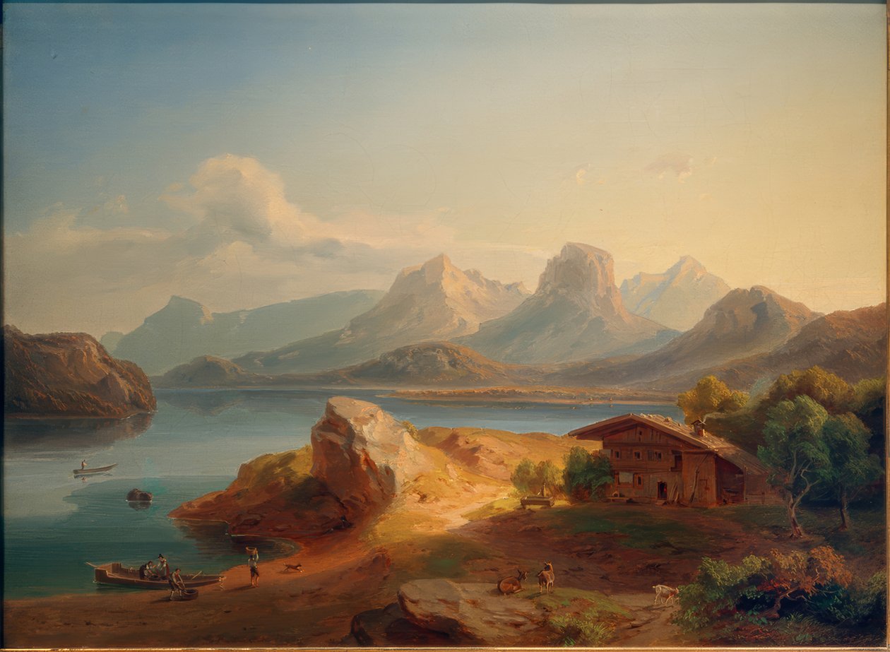 Le lac Kochel - Carl Rottmann