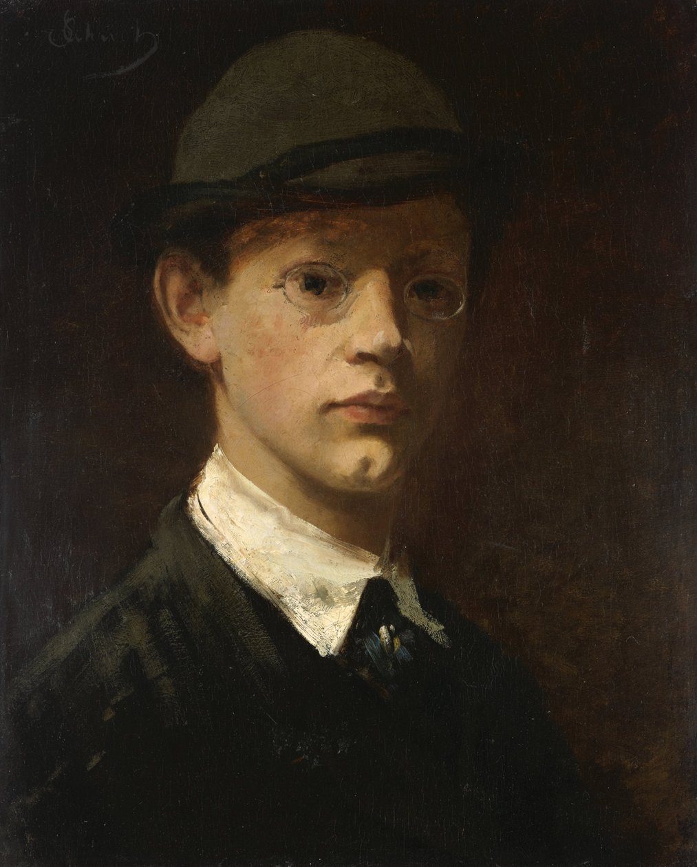 Portrait masculin - Carl Schuch