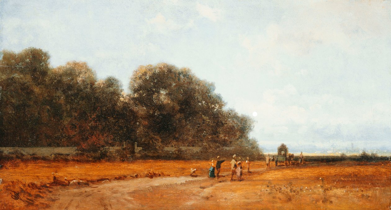 Au Parc de Nymphenburg, Munich - Carl Spitzweg