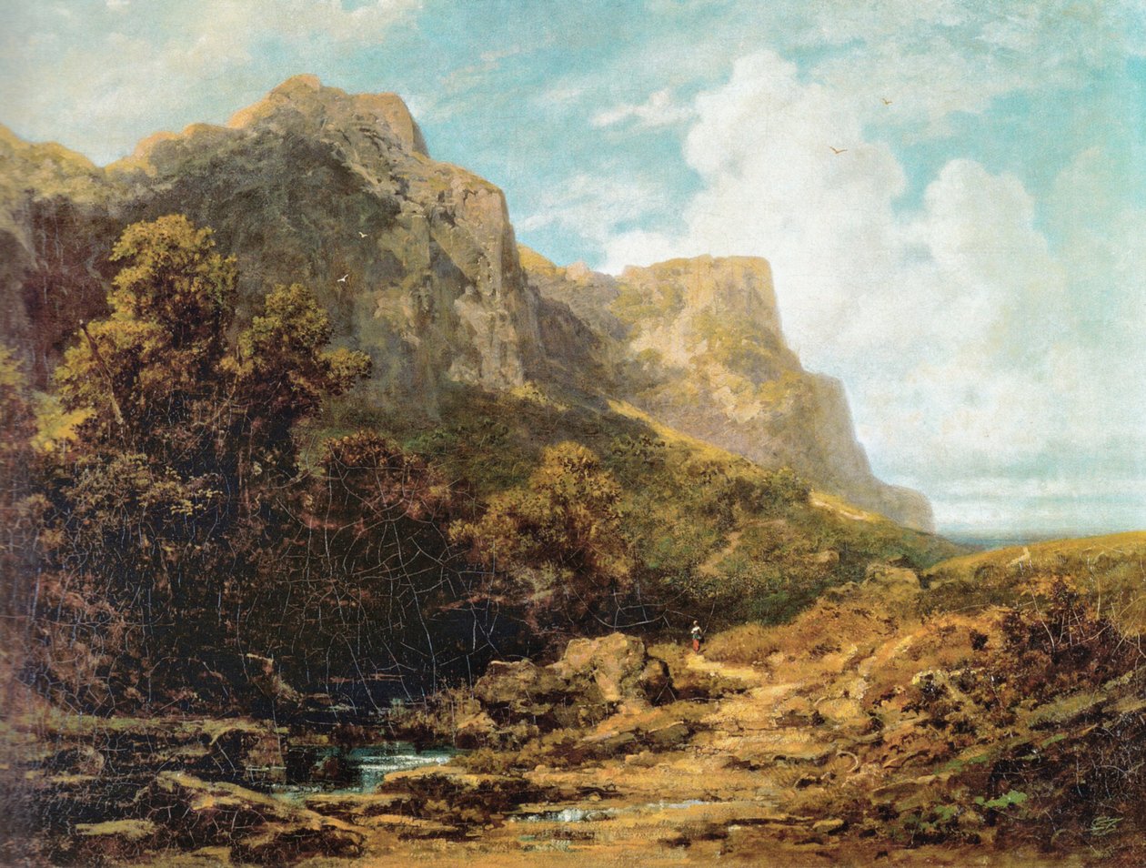 Paysage de montagne bavarois - Carl Spitzweg