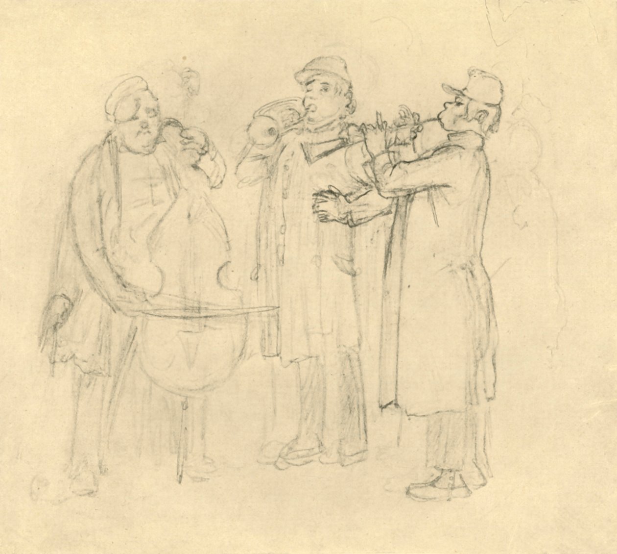 Bettelmusikanten, milieu-fin du 19ème siècle, vers 1924 - Carl Spitzweg
