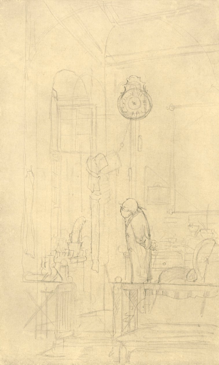 Der Kaktusfreund, milieu-fin 19ème siècle, c1924 - Carl Spitzweg