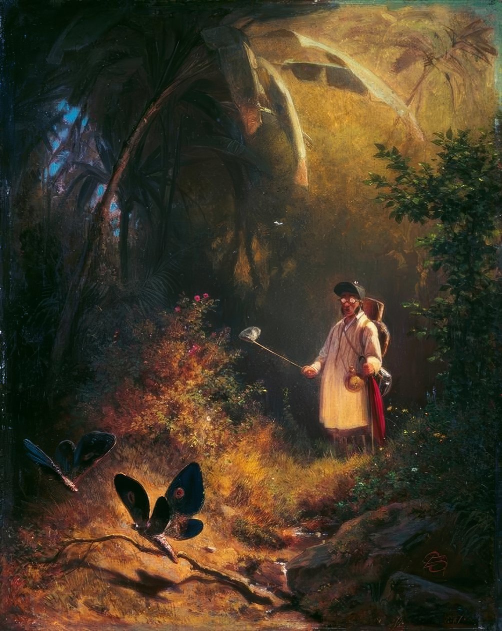 Le Chasseur de papillons - Carl Spitzweg