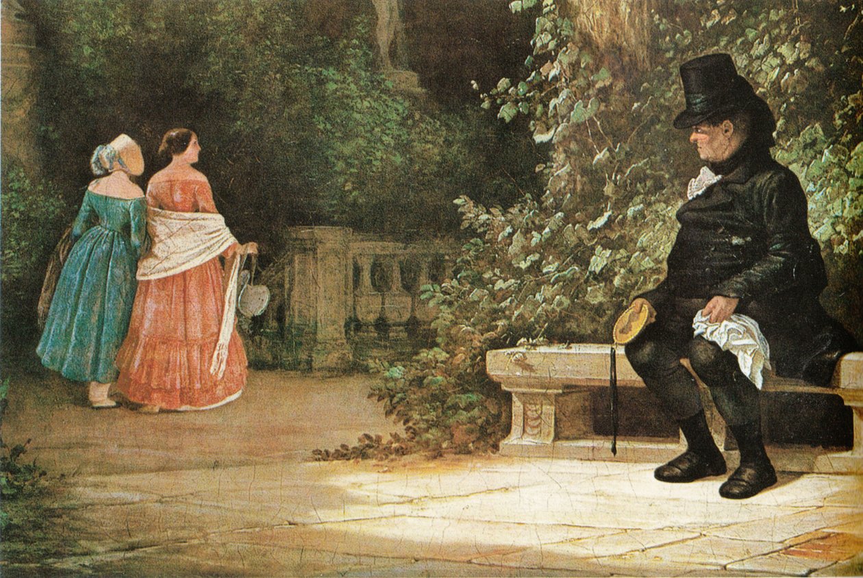 Le veuf - Carl Spitzweg