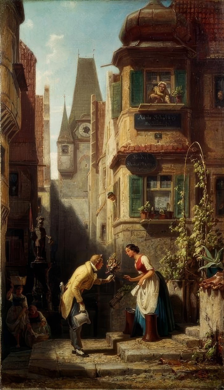 Le marié éternel - Carl Spitzweg