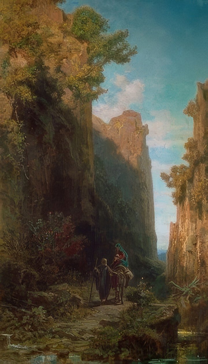 La Fuite en Égypte - Carl Spitzweg