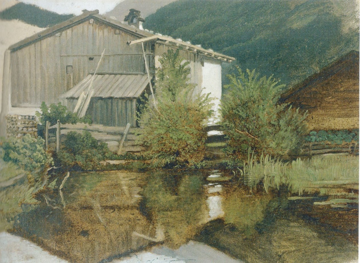 Le moulin de Gern - Carl Spitzweg