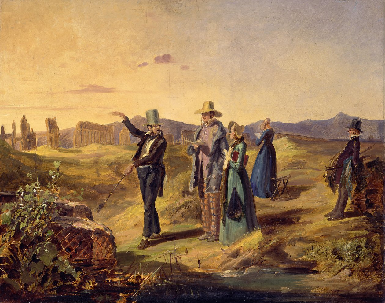 Anglais dans la Campagne, vers 1835 - Carl Spitzweg