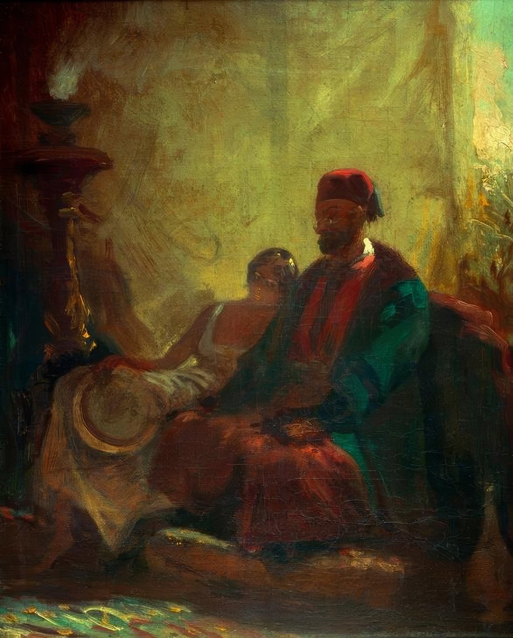 Dans le harem - Carl Spitzweg