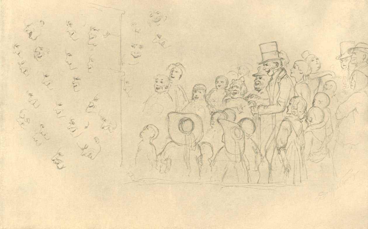 Kasperltheater II, milieu-fin du XIXe siècle, c1924 - Carl Spitzweg
