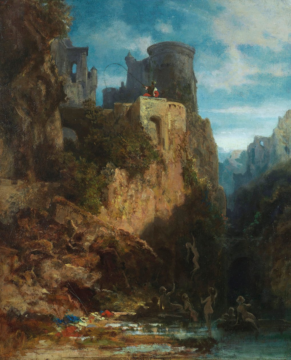 Capture de sirène - Carl Spitzweg