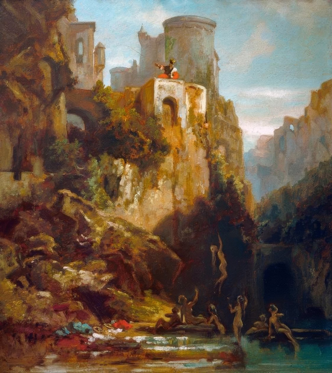 Capture de nymphes - Carl Spitzweg