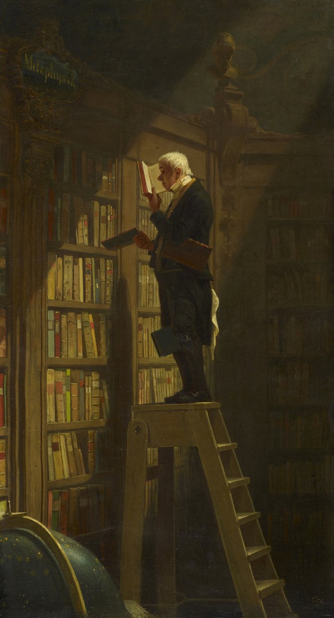 Le Rat de bibliothèque, vers 1850 - Carl Spitzweg