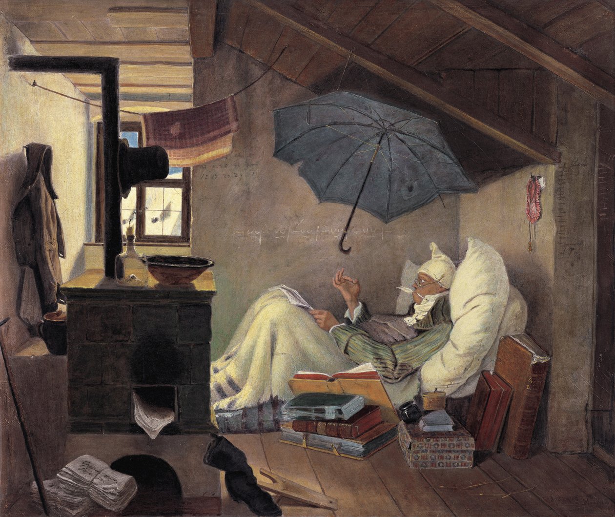 Le pauvre poète, 1839 - Carl Spitzweg