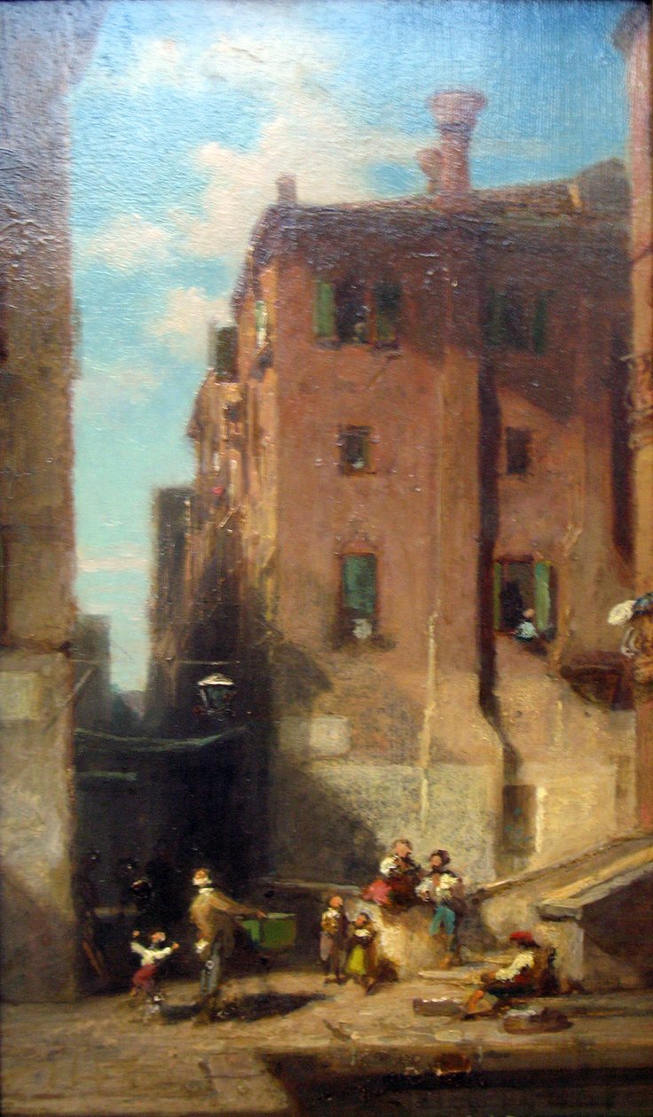 Rue vénitienne - Carl Spitzweg