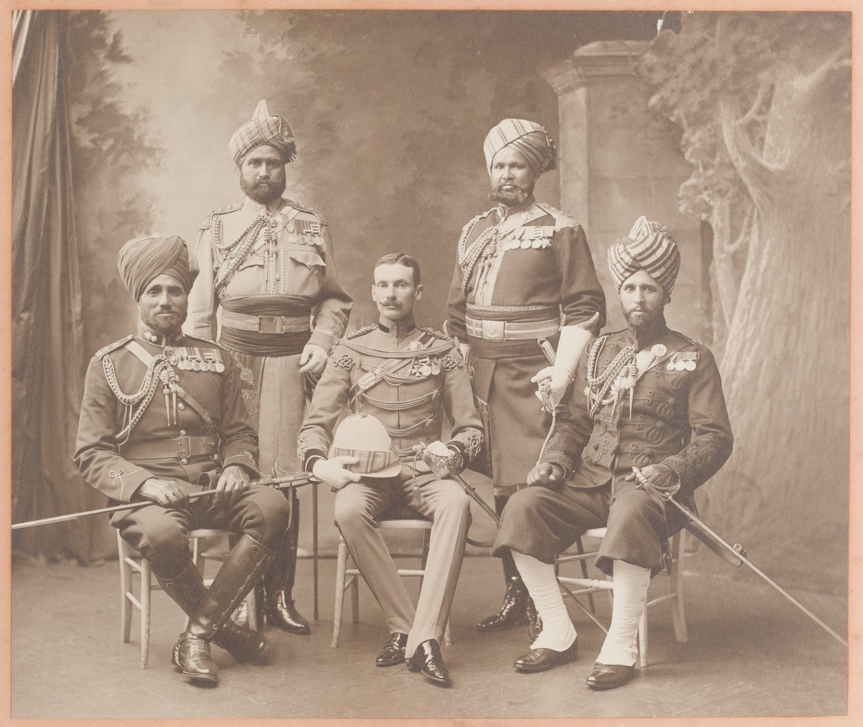 Officiers indiens du Roi, 1906 - Carl Vandyk