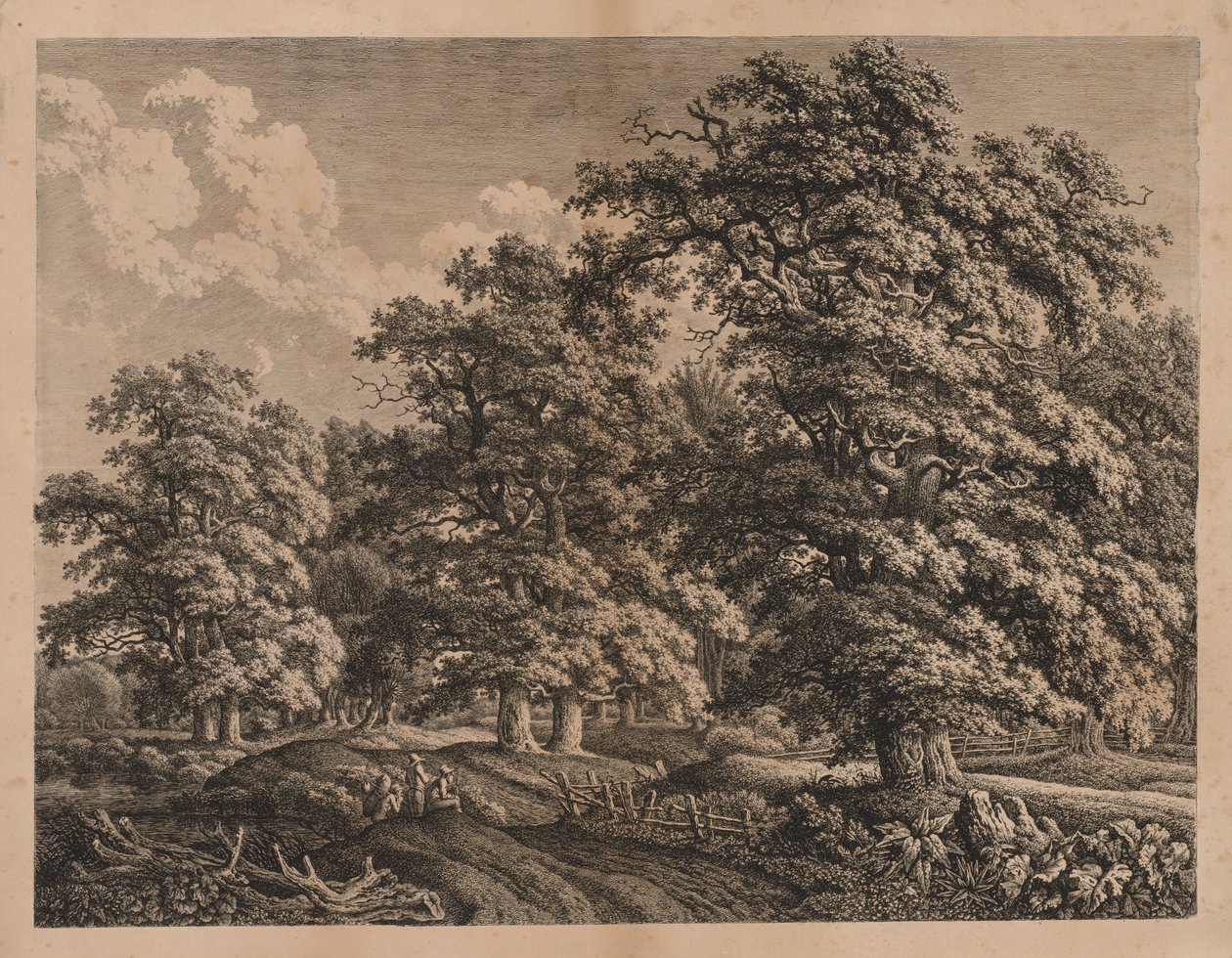 Paysage et trois figures - Carl Wilhelm Kolbe I
