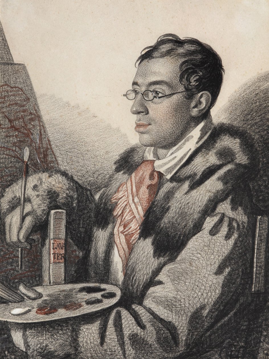 Autoportrait, 1820-1823 - Carl von Hampeln