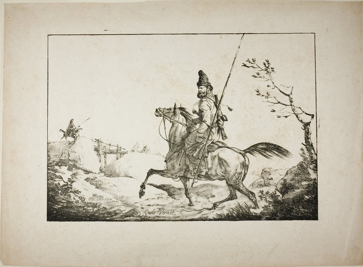 Un cosaque - Carle Vernet