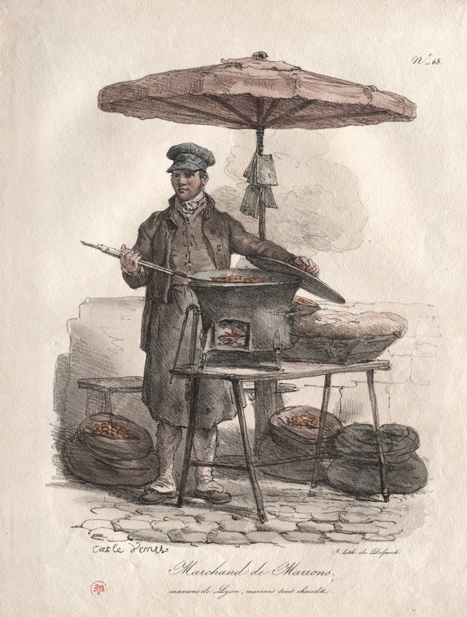 Vendeur de Marrons - Carle Vernet