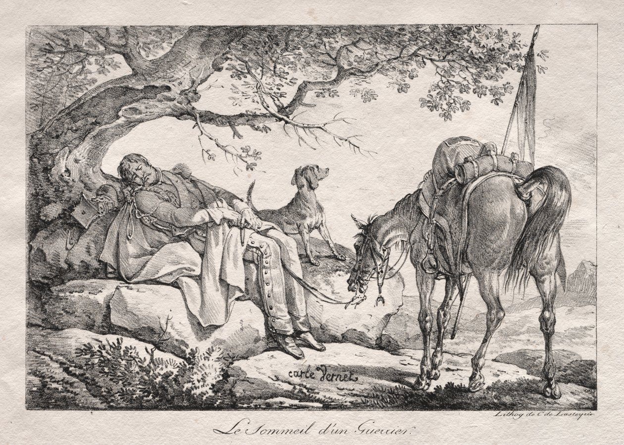 Le soldat endormi - Carle Vernet