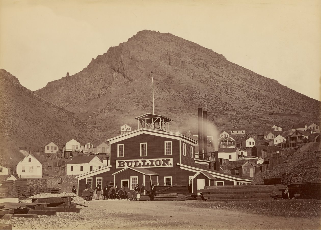 La mine Bullion, Virginia City, Nevada - Carleton E. Watkins