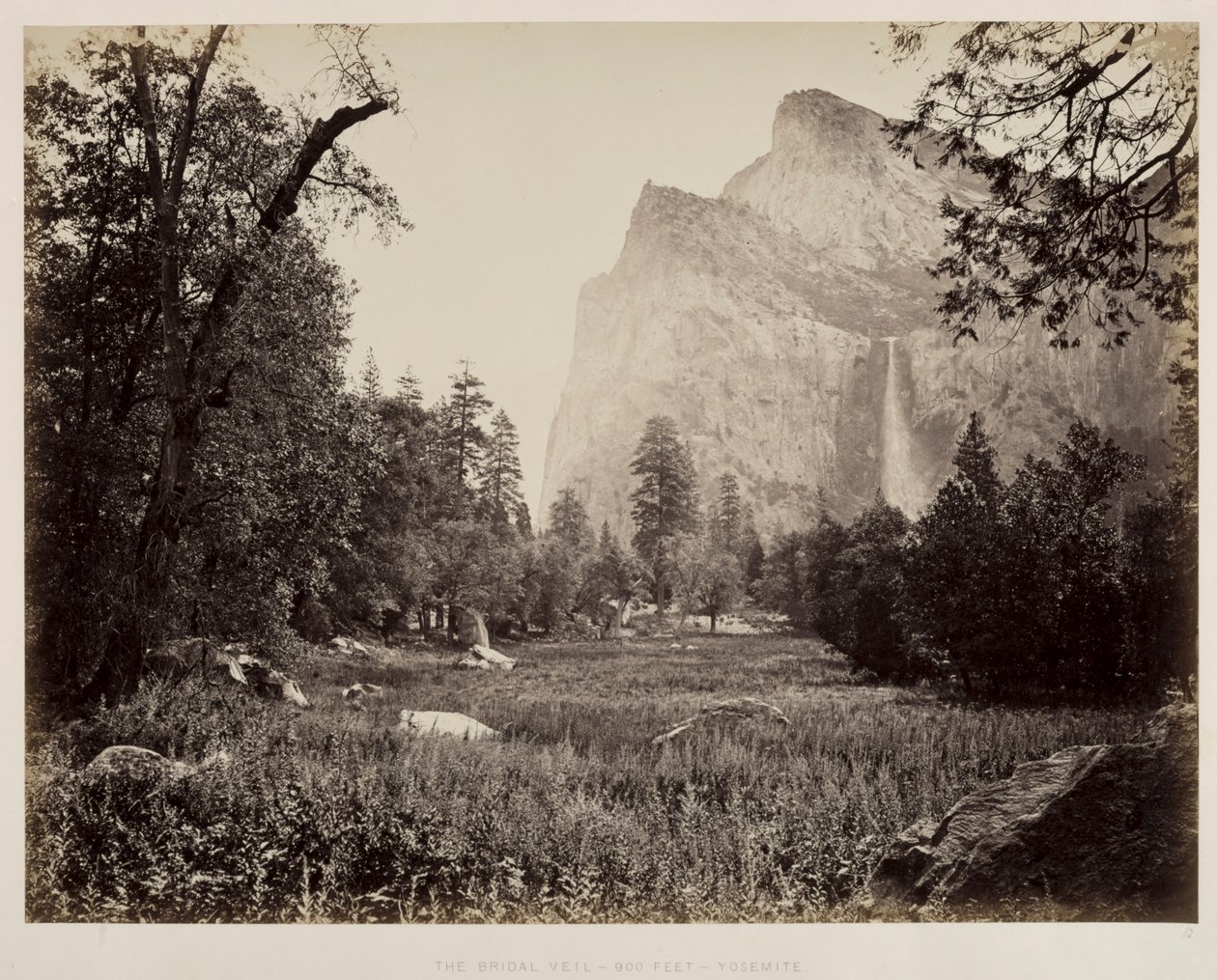 Voile de la mariée, Yosemite, c. 1865-1866 - Carleton E. Watkins