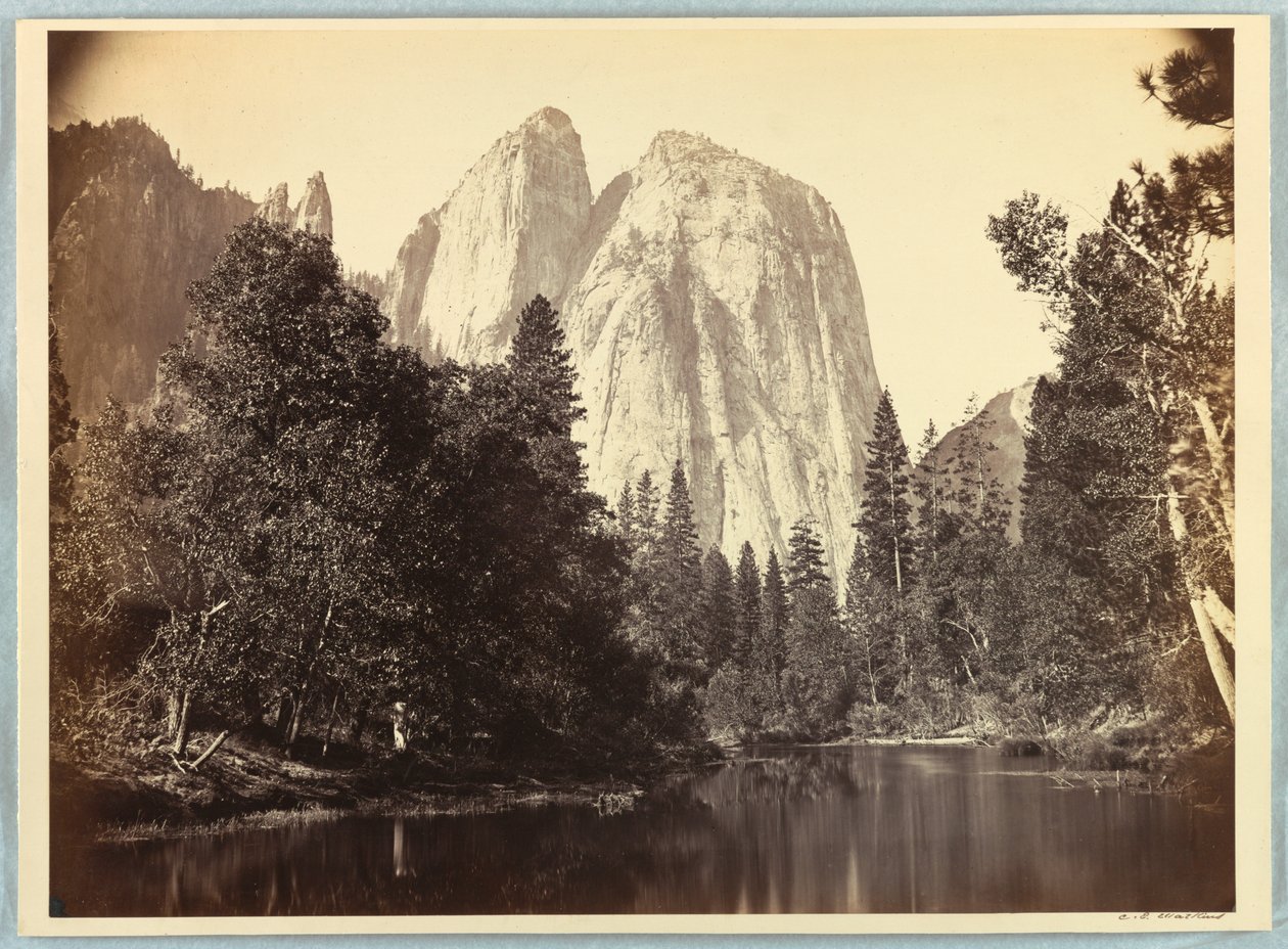 Rochers de la cathédrale, Yosemite - Carleton E. Watkins