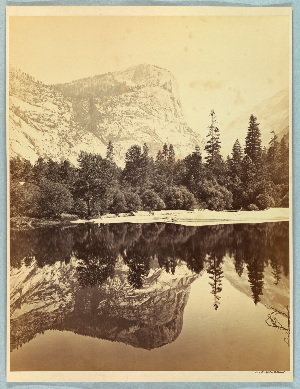 Vue en miroir, Mont Watkins - Carleton E. Watkins