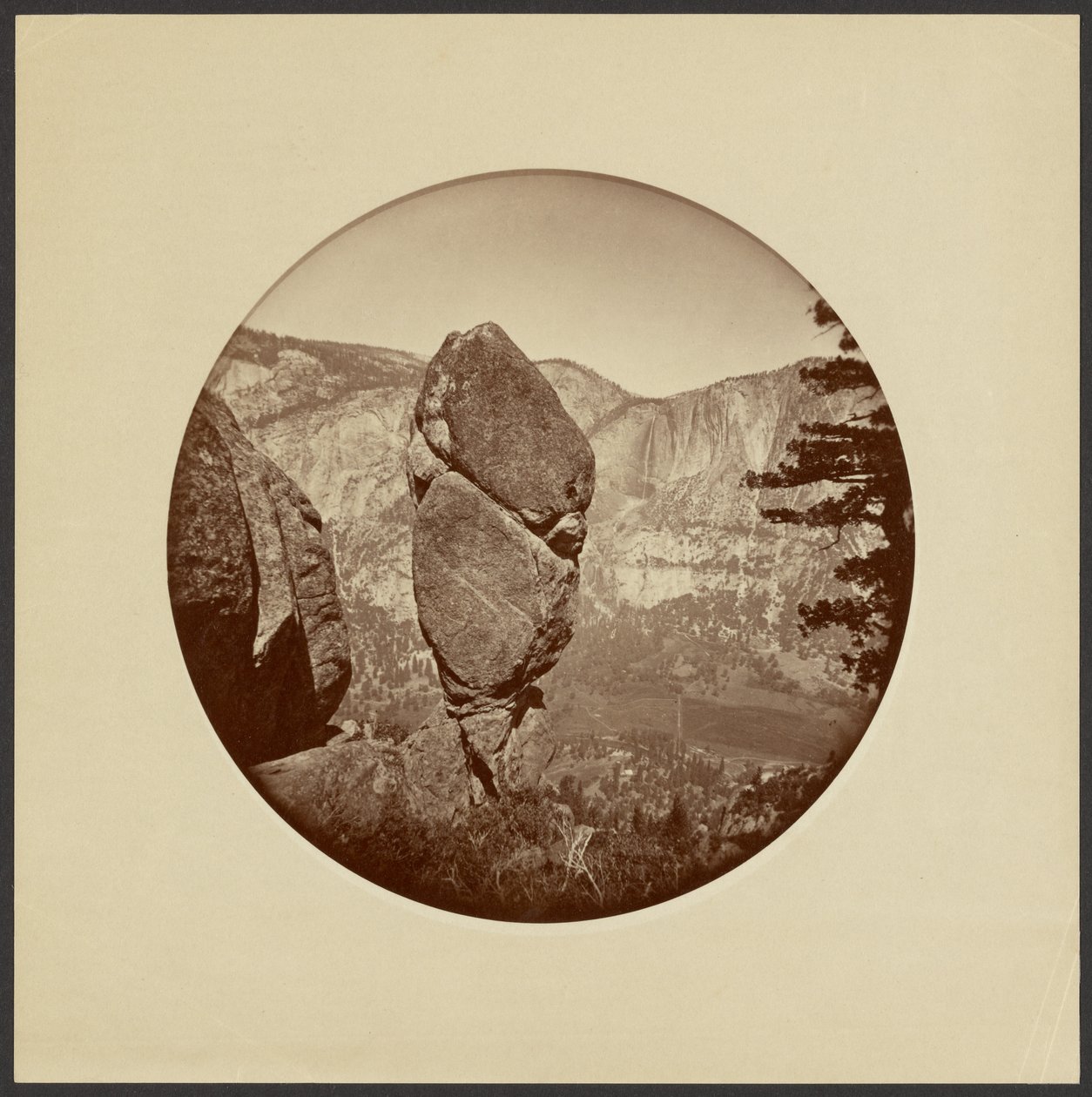 Colonne "Agassiz", Yosemite - Carleton Watkins