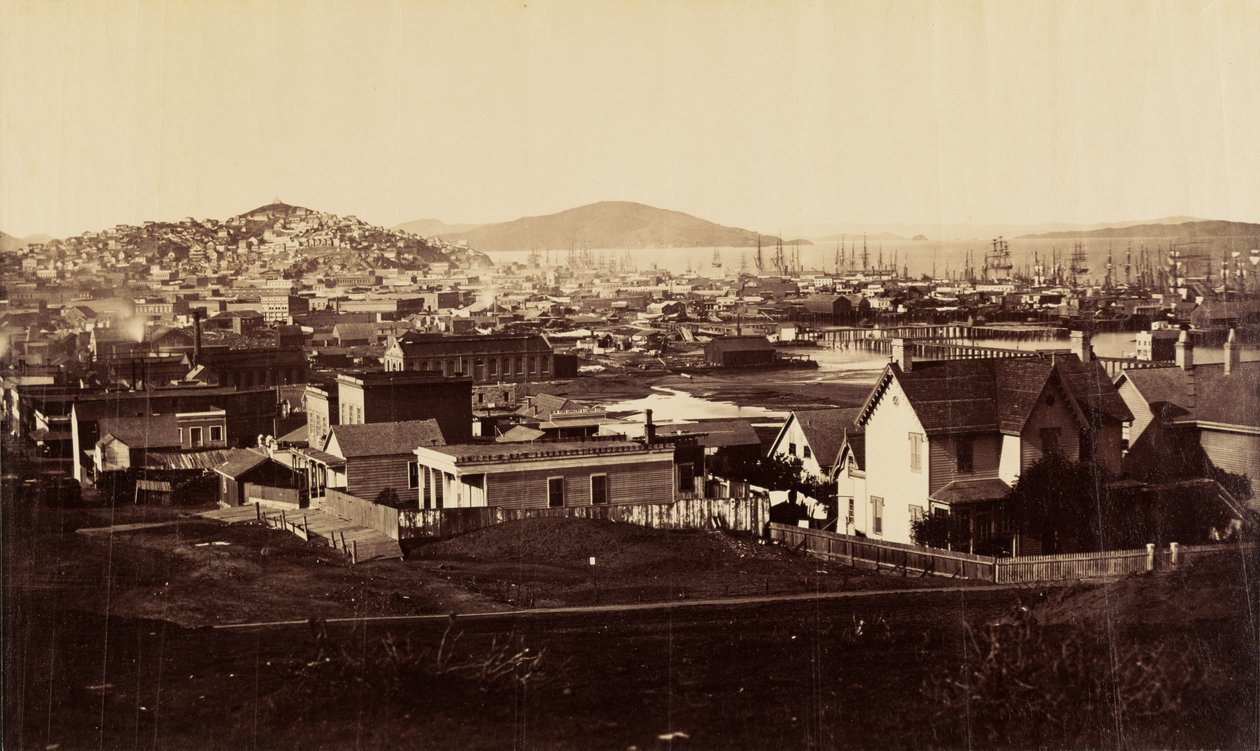 [Front de ville depuis Rincon Hill en 1860] - Carleton Watkins