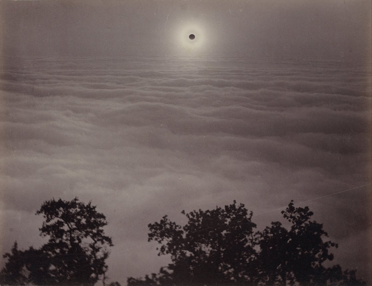 Éclipse solaire depuis le mont Santa Lucia - Carleton Watkins