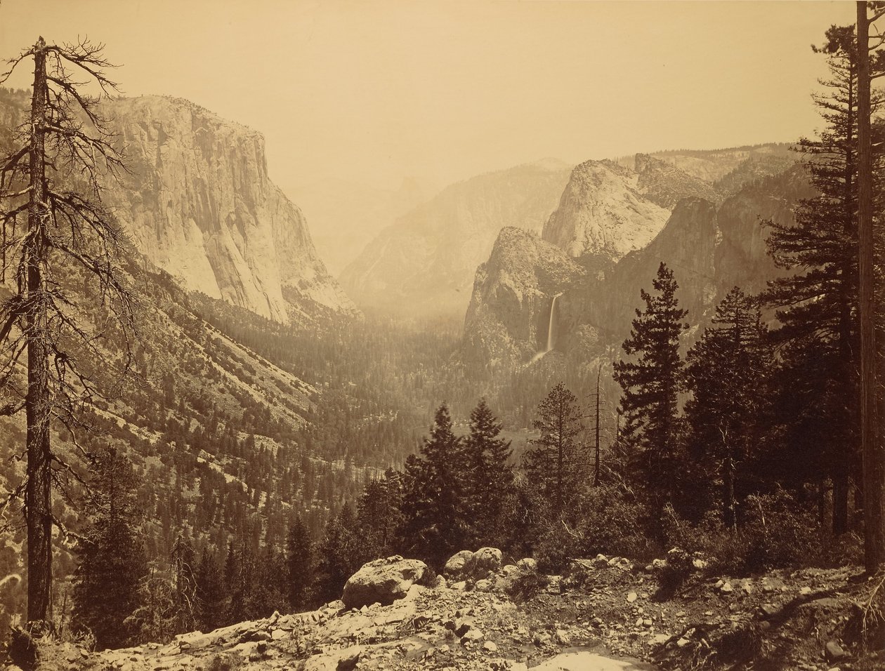 Vallée de Yosemite depuis Inspiration Point - Carleton Watkins