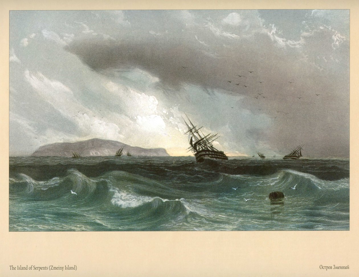 Carlo Bossoli. Île des Serpents - Carlo Bossoli